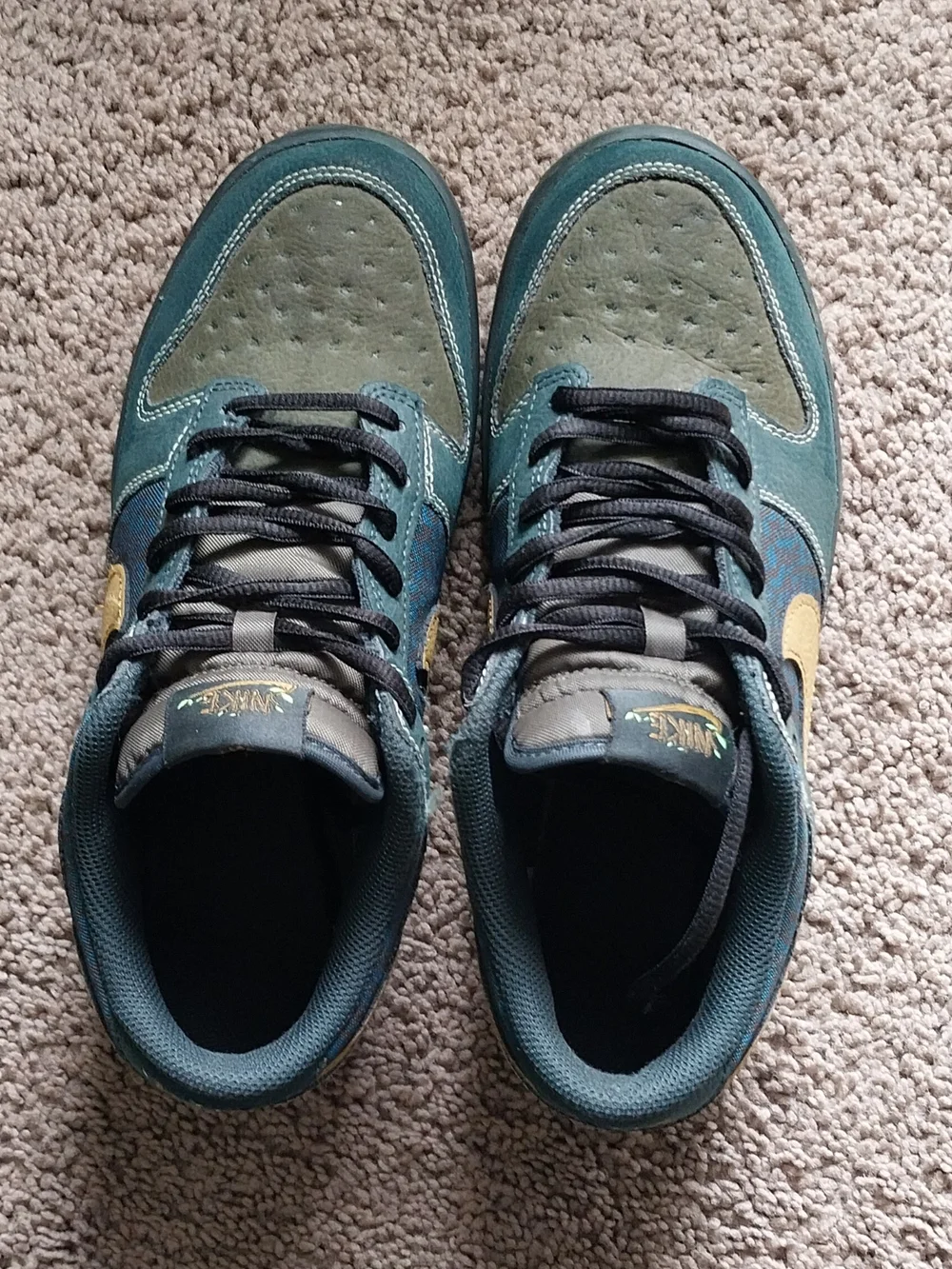 Nike Dunk Low Seaweed Ochre Khaki GS 7Y Womens 8.5